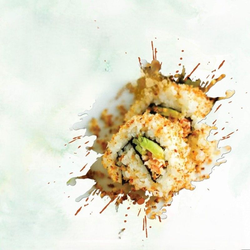California Rolls au Fried Chicken (8 pièces)