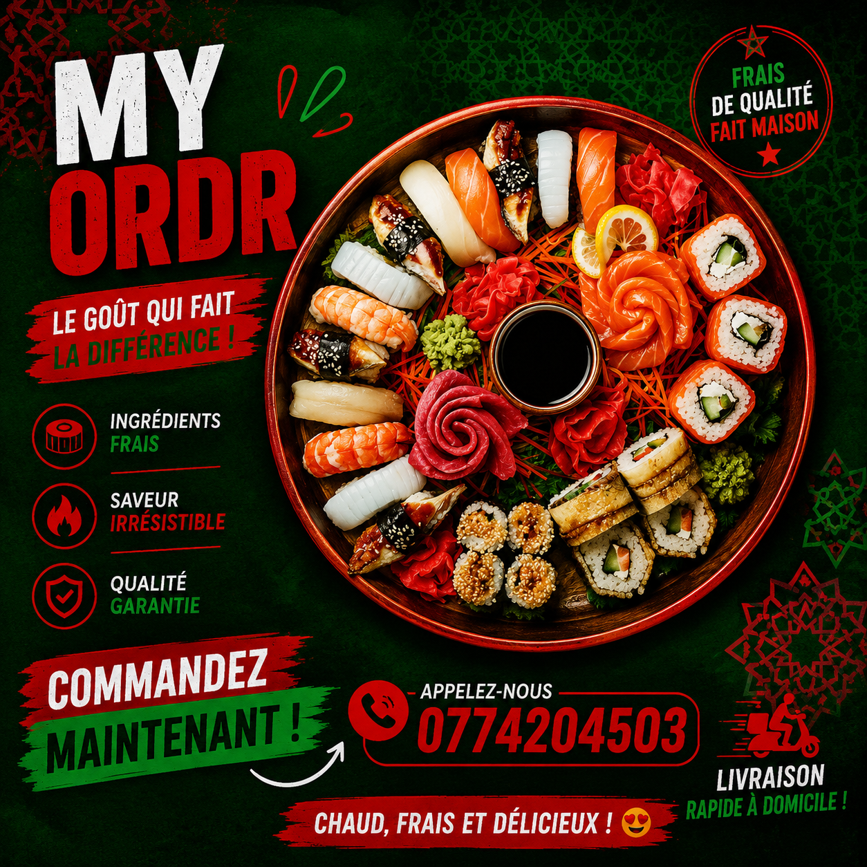 Menara sushi
