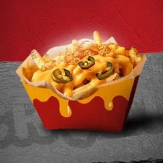علبة بطاطس بالجبنة