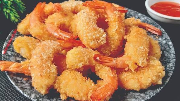 Friture crevettes