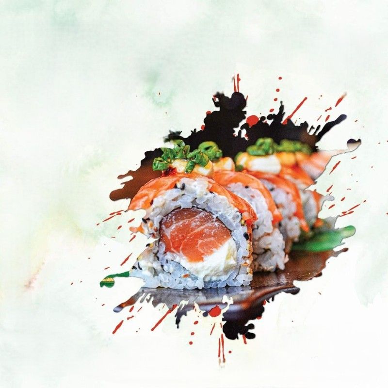 California Rolls Saumon (8 pièces)